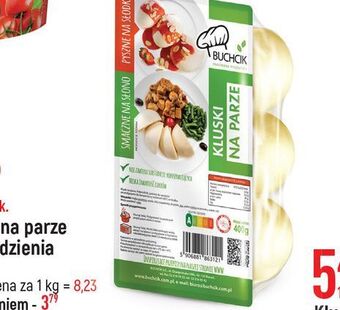 E.Leclerc Kluski na parze z nadzieniem jagodowym Buchcik oferta