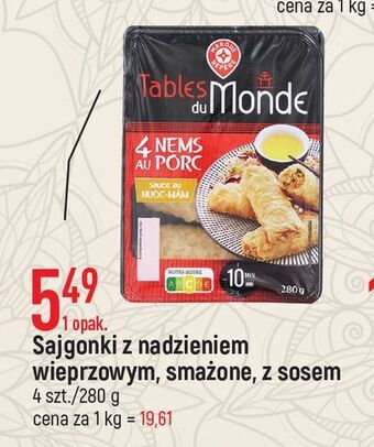 E.Leclerc Sajgonki z wieprzowiną Wiodąca Marka Tables Du Monde oferta