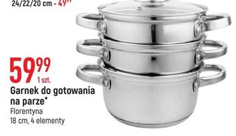 E.Leclerc Garnek do gotowania na parze 18 cm Florentyna oferta