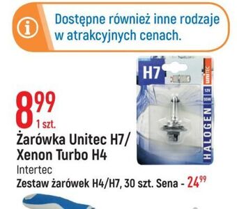 E.Leclerc Żarówka halogenowa h7 Unitec oferta