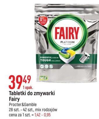 E.Leclerc Tabletki do zmywarek regular Fairy Platinum oferta