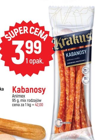 E.Leclerc Kabanosy wieprzowe Krakus Animex oferta