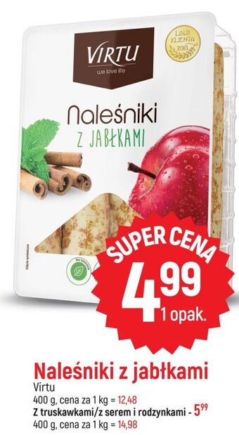 E.Leclerc Naleśniki z jabłkami Virtu oferta