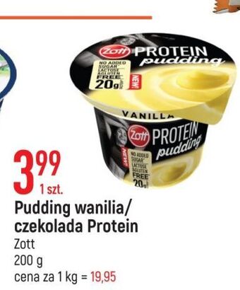 E.Leclerc Pudding czekoladowy Zott Protein oferta