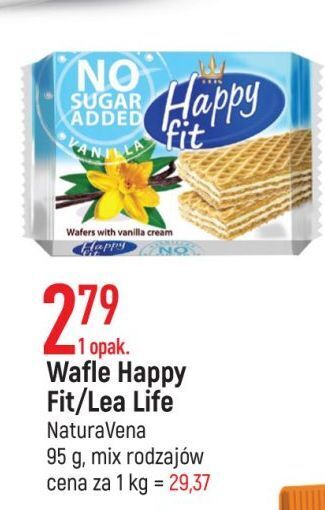 E.Leclerc Wafle waniliowe Happy Fit oferta