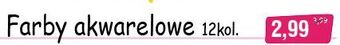 E.Leclerc Farby akwarelowe 12 kolorów oferta