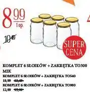 E.Leclerc Komplet słoików z nakrętkami 540 ml Mik oferta