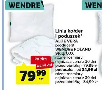 Carrefour Kołdra aloe vera 155 x 200 cm 1 SZT oferta