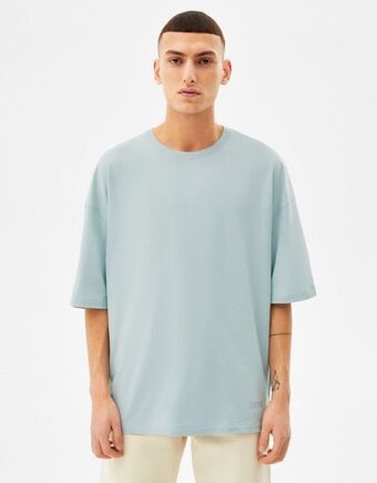 Bershka Superluźna koszulka z krótkim rękawem oferta