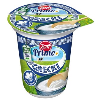 Społem Zott primo jogurt naturalny typ grecki 330 g oferta