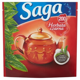 Selgros Saga herbata czarna 280 g (200 torebek) oferta