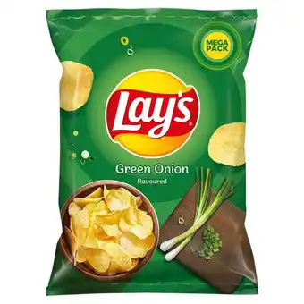 Eurocash Lay's chipsy ziemniaczane o smaku zielonej cebulki 215 g oferta