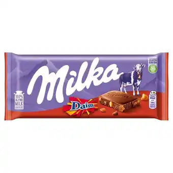 Carrefour Milka daim czekolada mleczna 100 g oferta