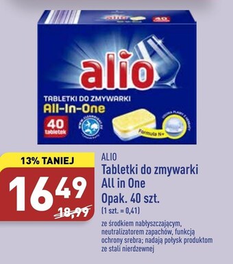 ALDI Tabletki do zmywarki alio oferta