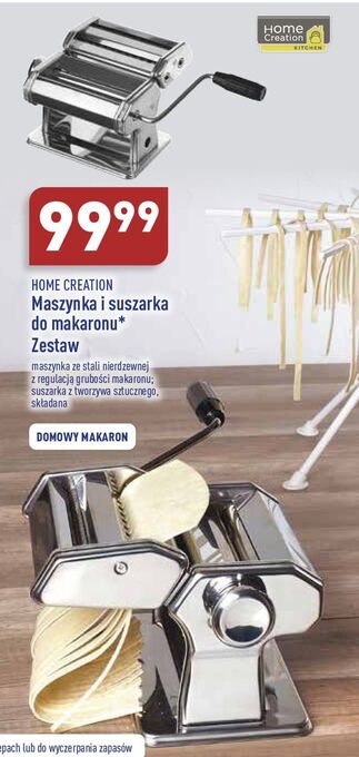 ALDI Maszynka i suszarka do makaronu home creation oferta
