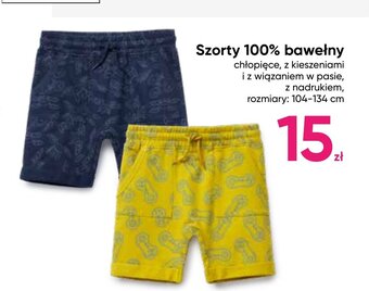 Pepco Szorty 100% bawełny chłopięce oferta