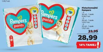 Netto Pieluszki dla dzieci 6 pampers pants oferta