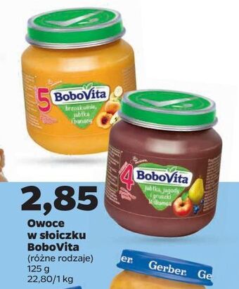 Netto Brzoskwinie jabłka i banany bobovita oferta