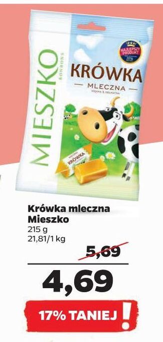 Netto Cukierki krówka mleczna mieszko krówka oferta