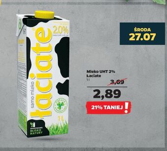 Netto Mleko 2% łaciate oferta