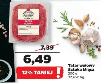 Netto Tatar wołowy sztuka mięsa netto oferta