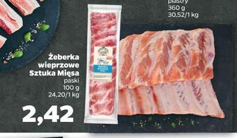 Netto Żeberka wieprzowe sztuka mięsa oferta