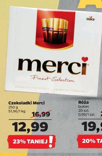 Netto Bombonierka czerwona storck merci oferta