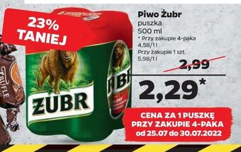 Netto Piwo żubr 1768 oferta