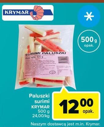 Carrefour Paluszki surimi krymar oferta