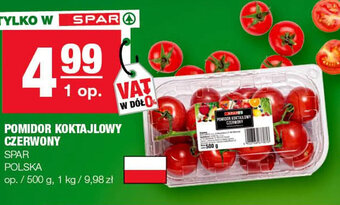 Spar Pomidor koktajlowy czerwony 500 g oferta