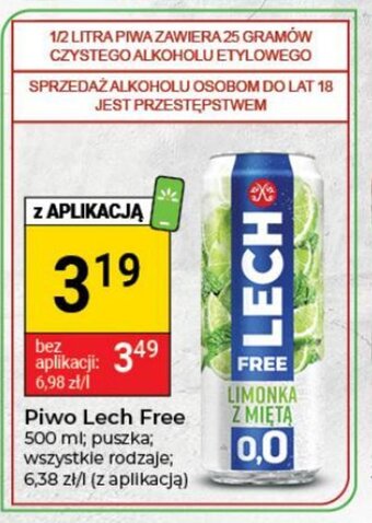 Stokrotka Piwo Lech Free 500 ml oferta