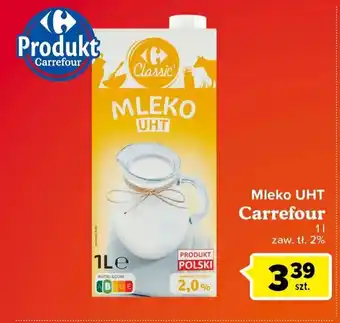 Globi Mleko UHT Carrefour 1 l oferta