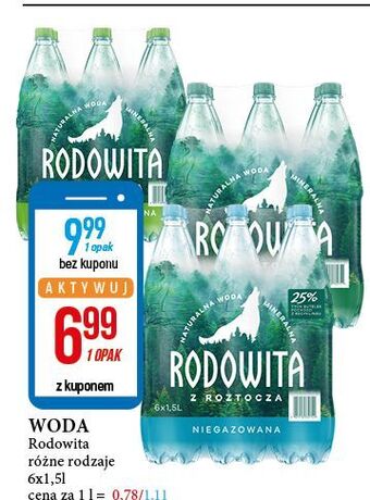 E.Leclerc Woda niegazowana rodowita z roztocza oferta