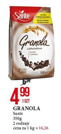 E.Leclerc Granola czekoladowa sante oferta