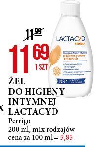 E.Leclerc Emulsja do higieny intymnej z pompką lactacyd femina oferta