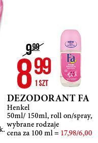 E.Leclerc Dezodorant fa pink passion oferta