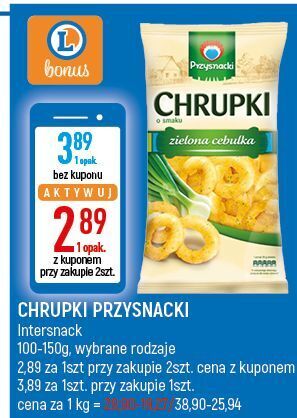E.Leclerc Chrupki zielona cebulka przysnacki oferta