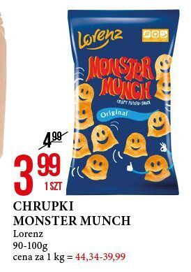 E.Leclerc Chrupki lorenz monster munch oferta