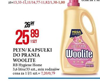 E.Leclerc Kapsułki do prania mix colors woolite keratin oferta