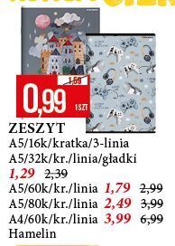 Zeszyt a5/80k. kratka hamelin