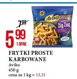 Frytki karbowane aviko zig zag