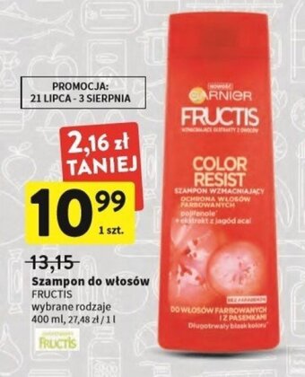 Intermarche Szampon do włosów Fructis 400 ml oferta