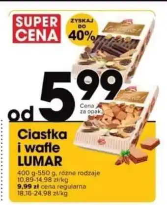 Supeco Ciastka i wafle Lumar 400-550 g oferta