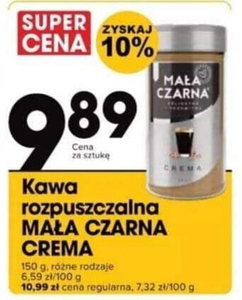 Supeco Kawa rozpuszczalna Mała Czarna Crema 150 g oferta