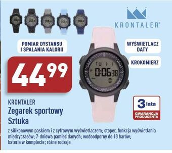 ALDI Zegarek sportowy damski krontaler oferta