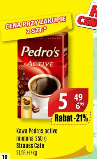 API MARKET Kawa Pedro's Active 250g oferta