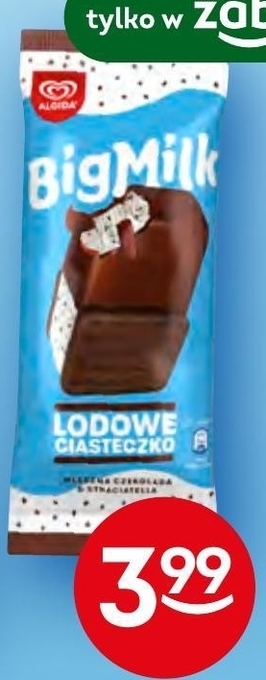 Żabka Lody big milk oferta
