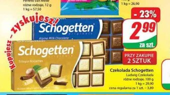 Dino Czekolada Schogetten 100g oferta