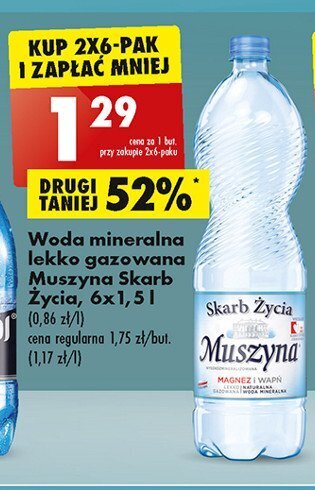 Woda lekko gazowana
