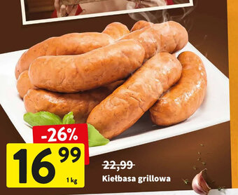 Intermarche Kiełbasa grillowa 1 kg oferta